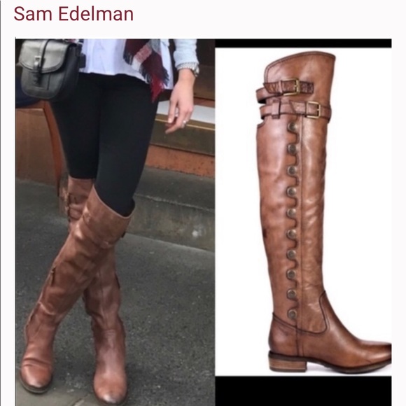 Sam Edelman Pierce Whiskey Leather 